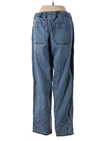 Madewell Pull-On Relaxed Jeans in Lisford Wash (view 2)