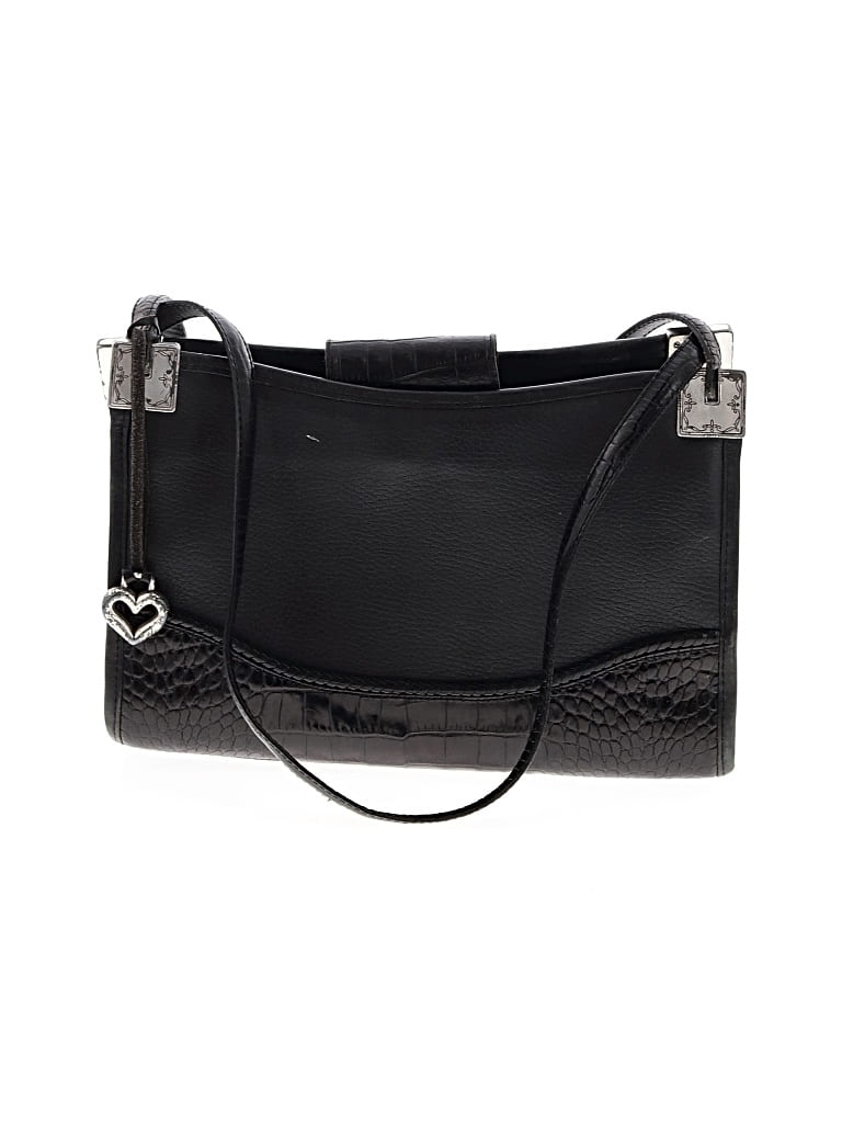 Pre-owned Brighton Shoulder Bag In Black