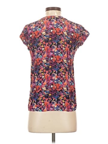 Joie Short Sleeve Silk Top (view 2)