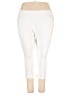 Roaman's Ivory Active Pants Size 26 (2X) - photo 1