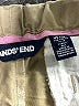 Lands' End Solid Tan Khakis Size 16 - photo 3