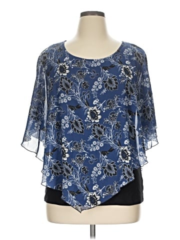 AB Studio Short Sleeve Blouse (view 1)