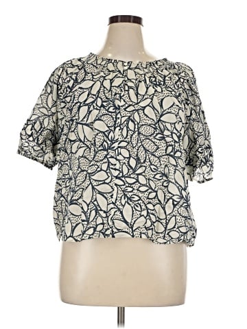 Velvet by Graham & Spencer Short Sleeve Blouse (view 1)