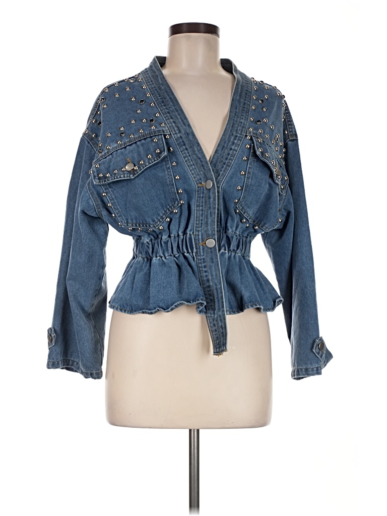 Pre-owned Assorted Brands Denim Jacket In Blue