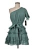 Lulus 100% Polyester Green Cocktail Dress Size M - photo 1