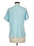 Assorted Brands Blue Short Sleeve Blouse Size M - photo 2