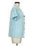 Assorted Brands Blue Short Sleeve Blouse Size M - photo 4