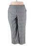 Cato Plaid Gray Dress Pants Size 22WP - photo 1