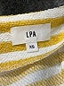 LPA 100% Polyester Stripes Yellow Shorts Size XS - photo 3