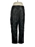 Karl Lagerfeld Paris 100% Polyurethane Black Cargo Pants Size 16 - photo 1