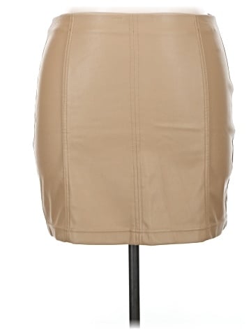 Tinseltown Faux Leather Skirt (view 1)