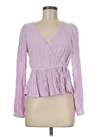 American Eagle Outfitters Long Sleeve Blouse (view 1)