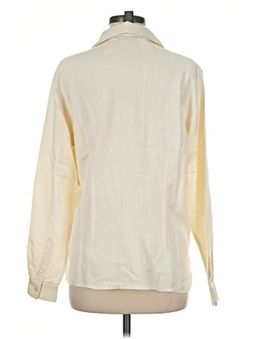 Lauren by Ralph Lauren Long Sleeve Silk Top (view 2)
