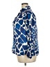 SOFIA Animal Print Blue 3/4 Sleeve Blouse Size XXL (estimated) - photo 5