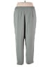 Larry Levine 100% Polyester Solid Gray Casual Pants Size 18W - photo 2