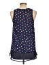 Maison Jules Blue Sleeveless Blouse Size L - photo 2