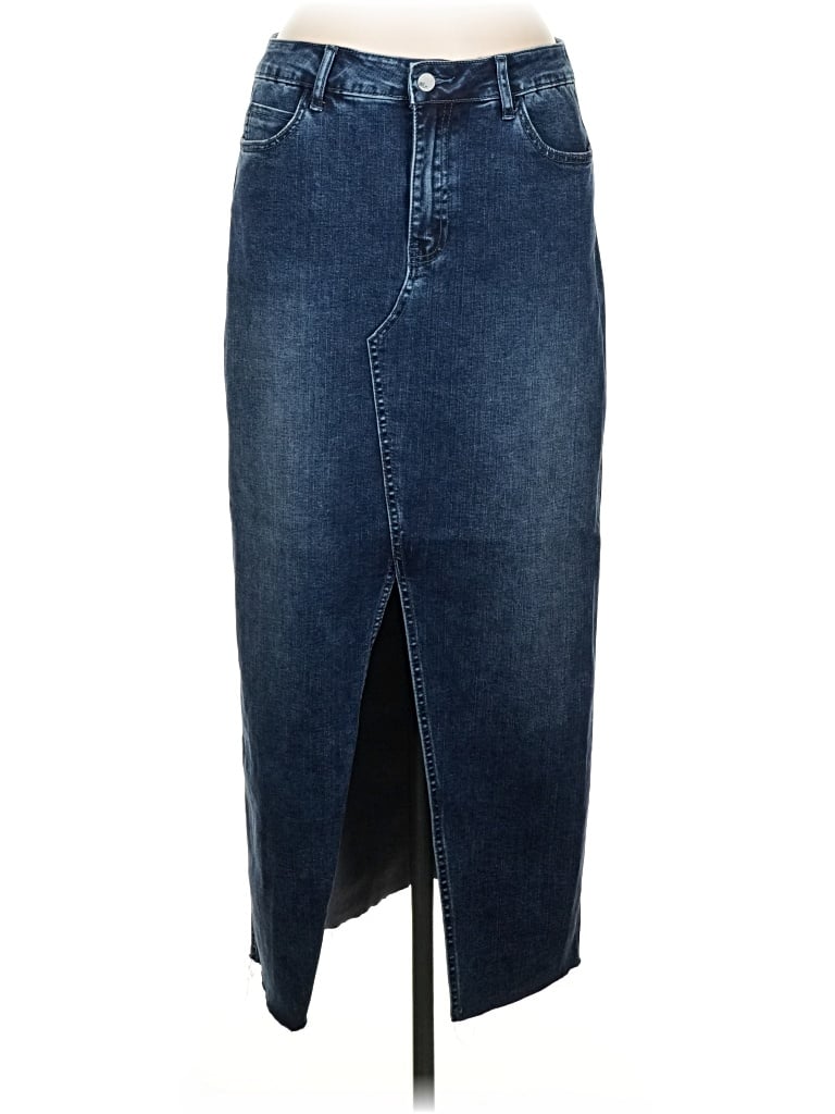 Pre-owned Ymi Denim Skirt In Blue