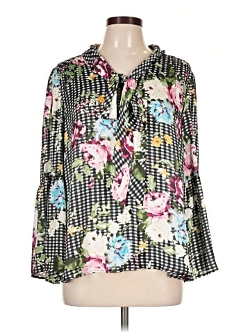 Tahari by ASL Long Sleeve Blouse (view 1)