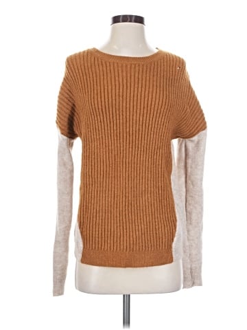 Hem & Thread Pullover Sweater (view 1)
