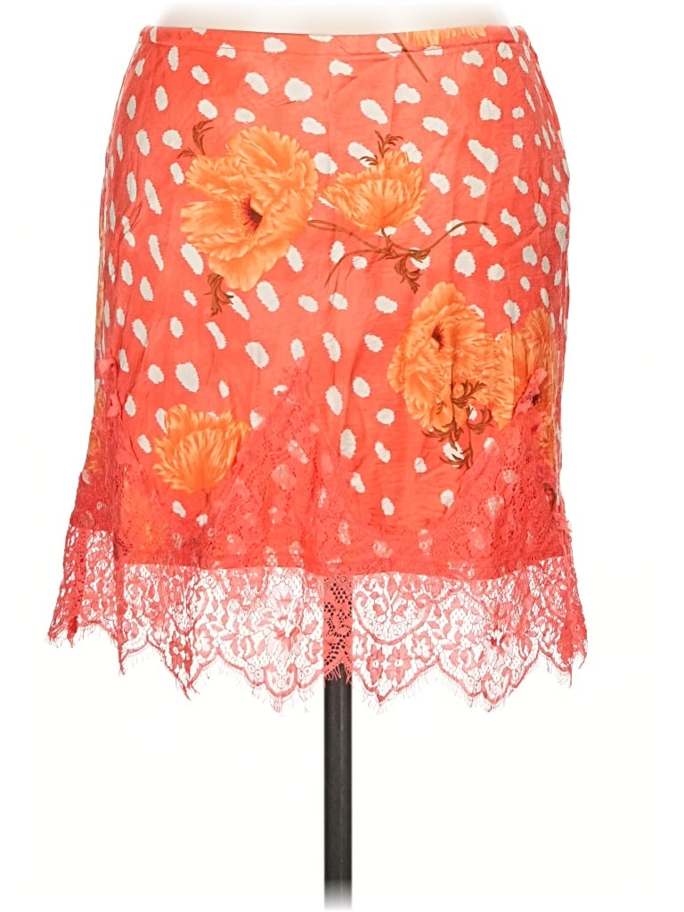 Pre-owned Never Fully Dressed Casual Skirt In Orange