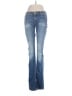 Fishbone Hearts Blue Jeans Size 29 waist - photo 1
