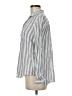 Grayson Stripes Gray Long Sleeve Button-Down Shirt Size Med (3) - photo 5