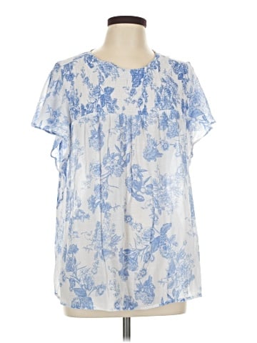 Counterparts Short Sleeve Blouse (view 1)