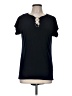 Coco Bianco Black Short Sleeve Top Size M - photo 1