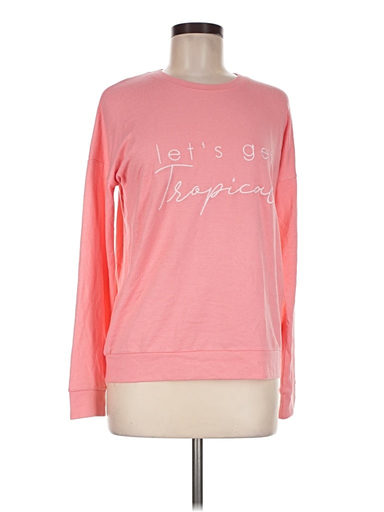 Pre-owned Pj Salvage Sweatshirt In Pink
