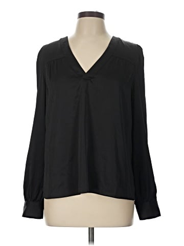 White House Black Market Long Sleeve Blouse (view 1)