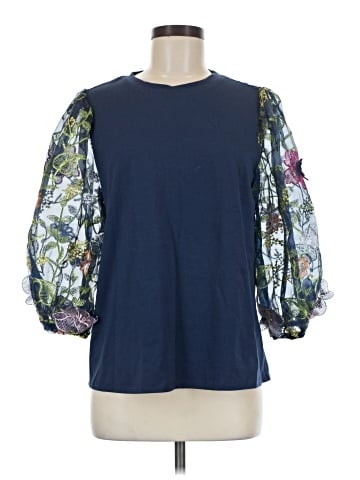 Cato 3/4 Sleeve Blouse (view 1)