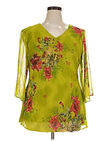 Signature 3/4 Sleeve Blouse (view 1)
