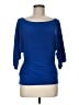 Last Tango Blue 3/4 Sleeve Top Size M - photo 1