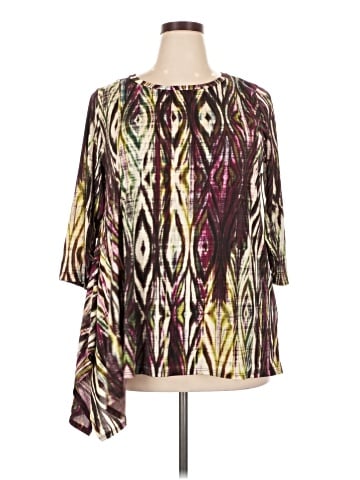 Karen Kane 3/4 Sleeve Blouse (view 1)