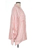 Ruby Rd. Stripes Pink 3/4 Sleeve Blouse Size L - photo 4