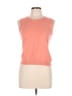 August Silk Orange Sweater Vest Size L - photo 1