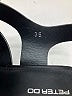 Peter Do 100% Leather Black Sandals Size EU 35 - photo 4