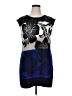 Alfani Graphic Blue Cocktail Dress Size XL - photo 1