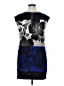 Alfani Graphic Blue Cocktail Dress Size XL - photo 2