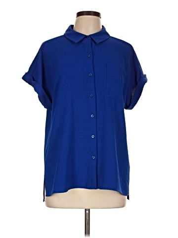 Calvin Klein Short Sleeve Blouse (view 1)