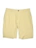 DUNNING Solid Yellow Khaki Shorts Size 32 waist - photo 1