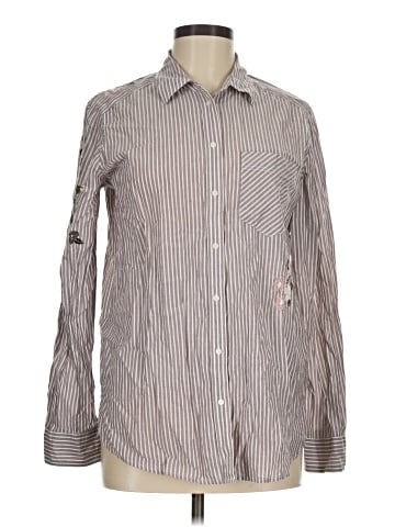 Express Long Sleeve Button-Down Shirt (view 1)