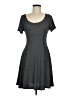 Acemi Solid Gray Casual Dress Size M - photo 1