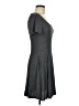 Acemi Solid Gray Casual Dress Size M - photo 4