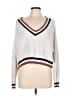 American Eagle Outfitters Color Block White Pullover Sweater Size L - photo 1