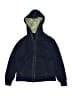 L.L.Bean Blue Zip Up Hoodie Size 8 - photo 1