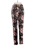 Boston Proper Floral Black Casual Pants Size M - photo 2