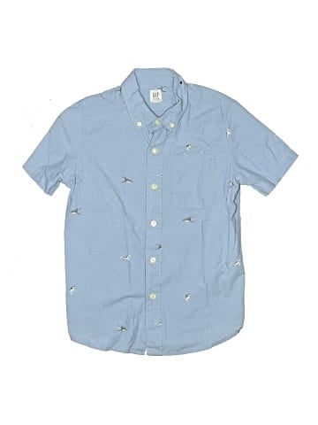 Gap Kids Short Sleeve Button-Down Shirt (view 1)
