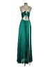 Lulus 100% Polyester Teal Cocktail Dress Size S - photo 2