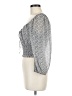 Cotton Candy LA 100% Polyester Silver 3/4 Sleeve Blouse Size M - photo 5